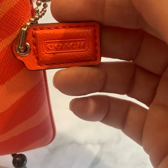 Coach Vibrant Red Clutch - Picture 3 of 5